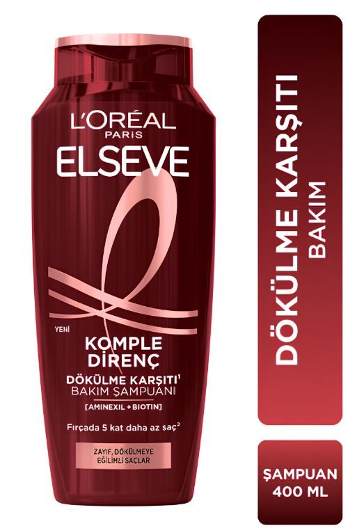 L'Oréal Paris Elseve Komple Direnç Dökülme Karşıtı Şampuan 400 ml