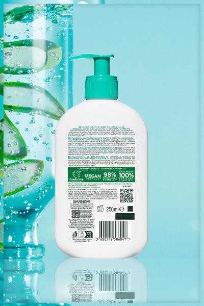 Garnier Hyaluronik Aloe Nemlendiren ve Yatıştıran Temizleyici 250 ML