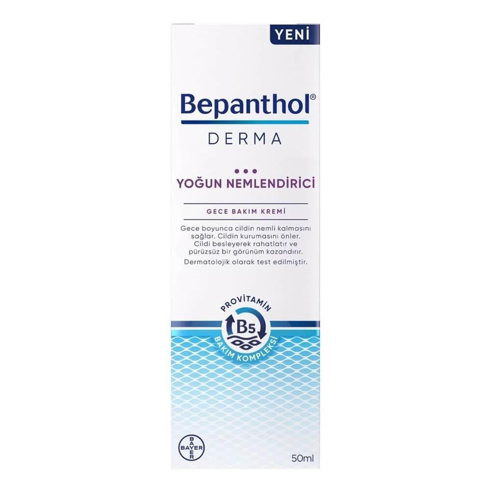 Bepanthol Derma Yoğun Nemlendirici Gece Bakım Kremi 50 ml