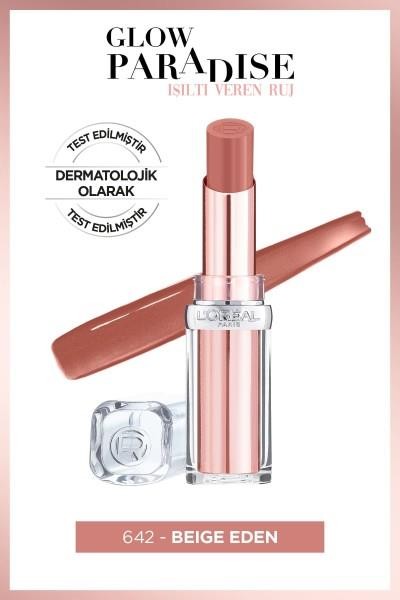 L’Oréal Paris Glow Paradise Balm-in-Lipstick - Işıltı Veren Ruj 642 Beige Eden