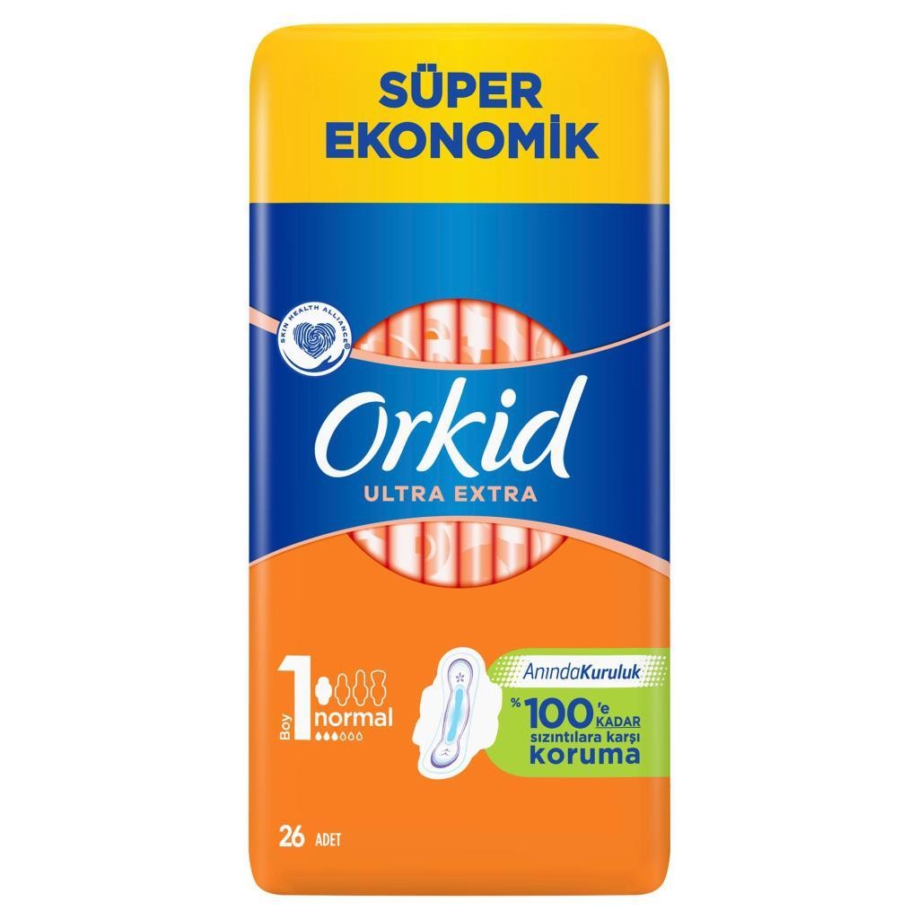 Orkid Ultra Extra 1 Boy Normal Hijyenik Ped 26'lı