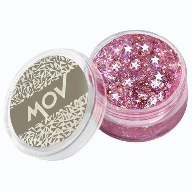 Mov Face & Body Glitter Jel Pembe No:2