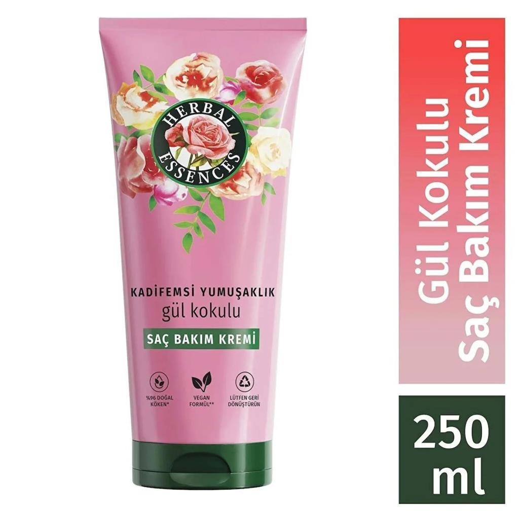 Herbal Essences Kadifemsi Yumuşaklık Gül Kokulu Saç Bakım Kremi 250 ml 