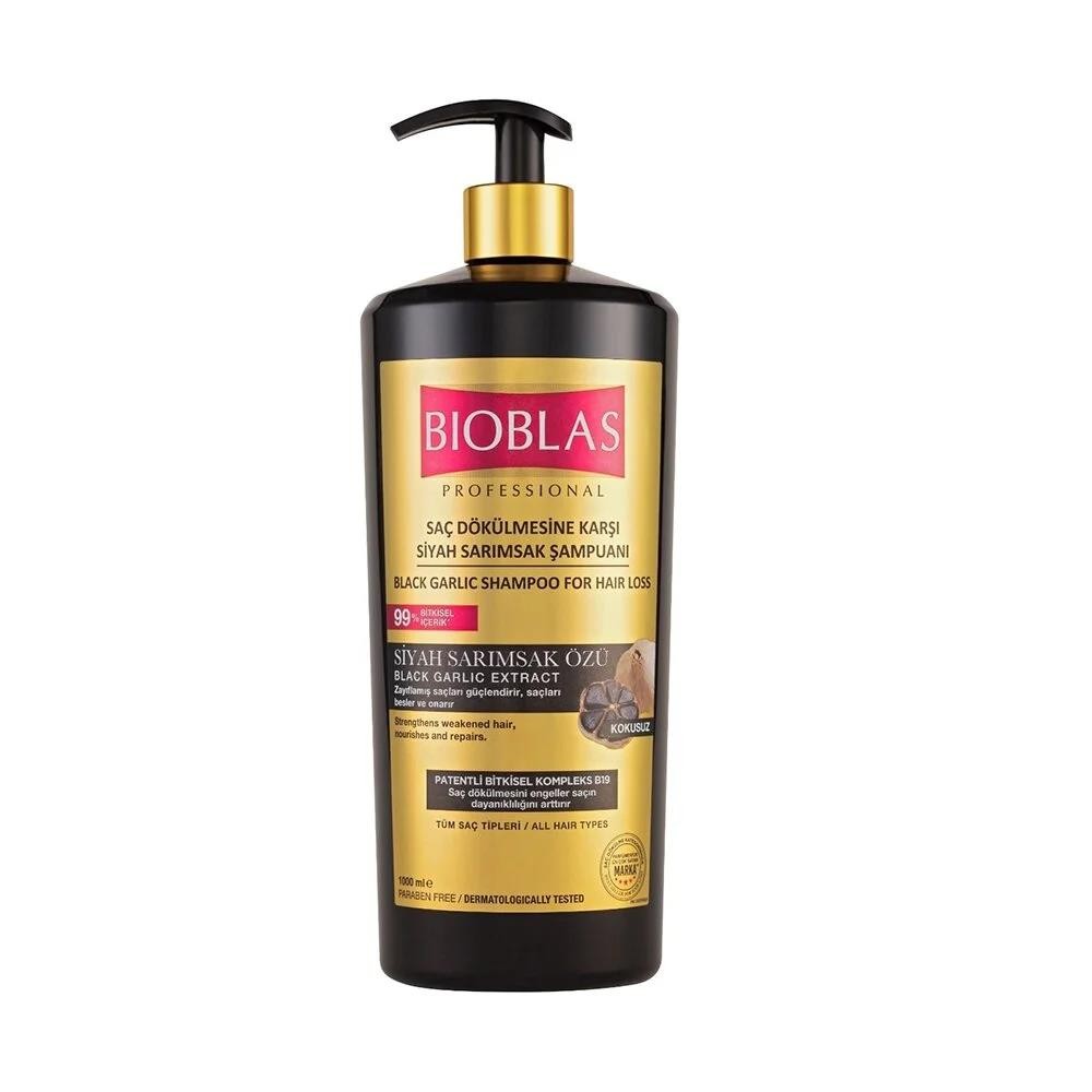 Bioblas Saç Dökülmesine Karşı Siyah Sarımsak Şampuanı 1000 ml