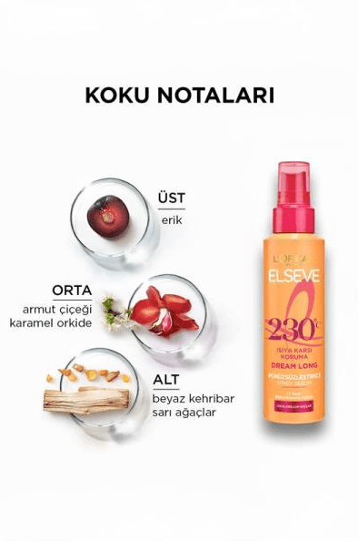 Loreal Paris Elseve Isı Koruyucu & Pürüzsüzleştirici Sprey Serum 150 ml