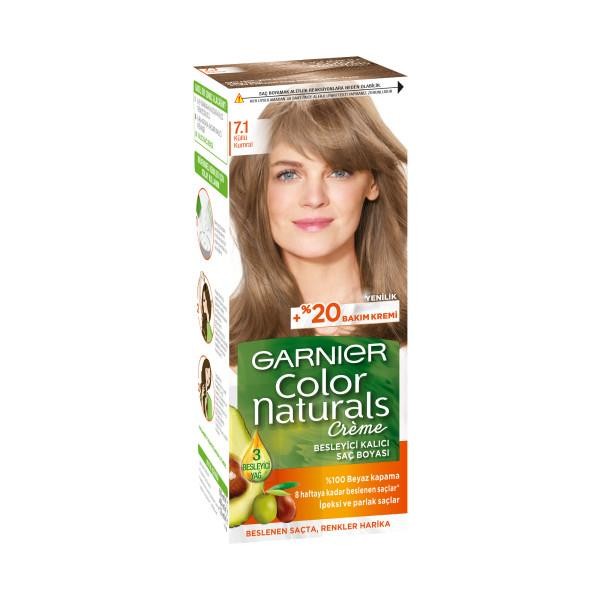 Garnier Color Naturals Creme Saç Boyası - 7.1 Küllü Kumral