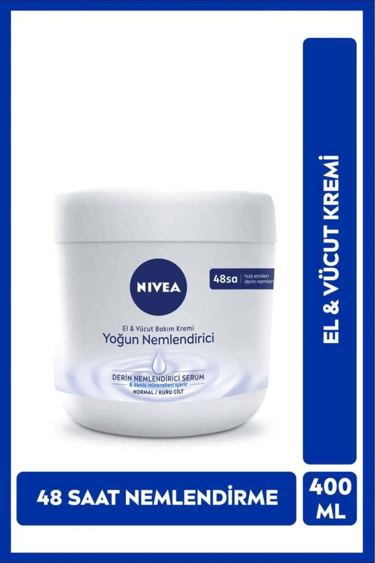 NIVEA Yoğun Nemlendirici El Ve Vücut Bakım Kremi 400ml