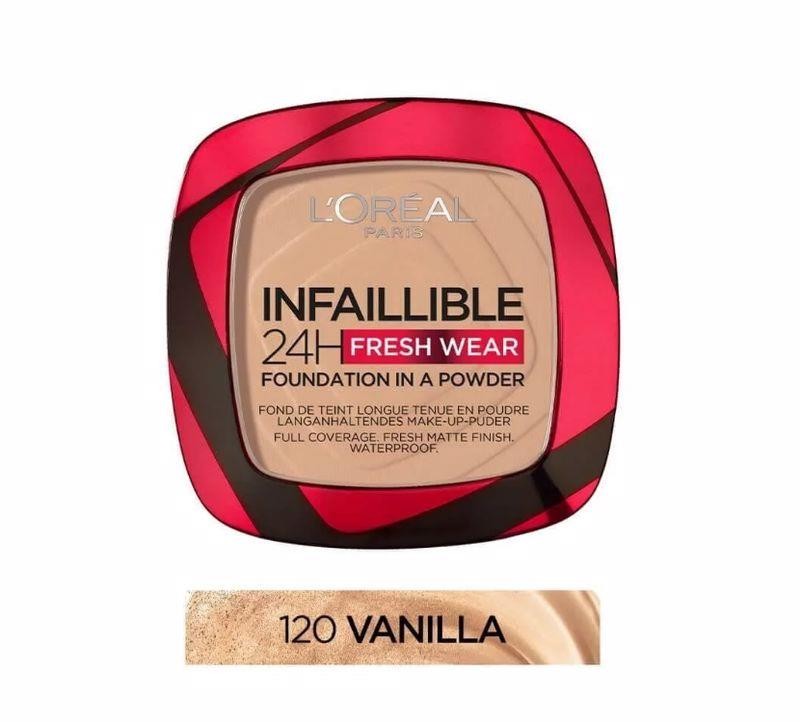 L’Oréal Paris Infaillible 24H Fresh Wear Pudra Fondöten 120 Vanilla