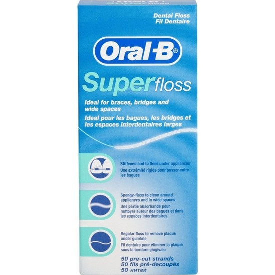 Oral-B Süper Floss Diş İpi 50 Adet