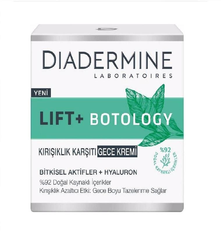 Diadermine Lift + Botology Kırışıklık Karşıtı Gece Kremi 50 ml