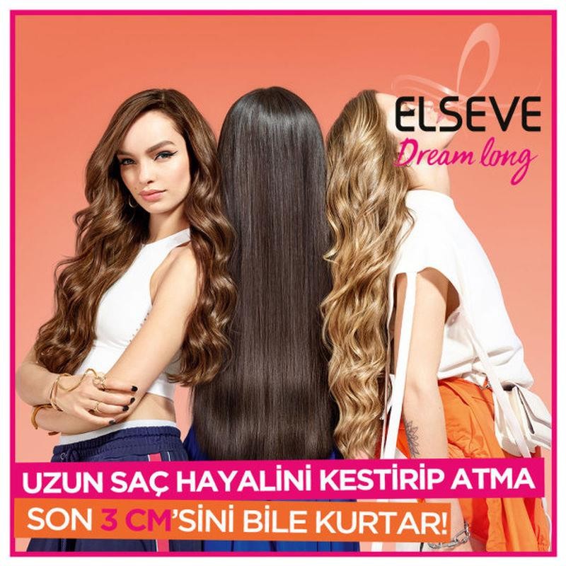 L'Oreal Paris Elseve Dream Long Kolay Tarama Saç Bakım Kremi 390 ml