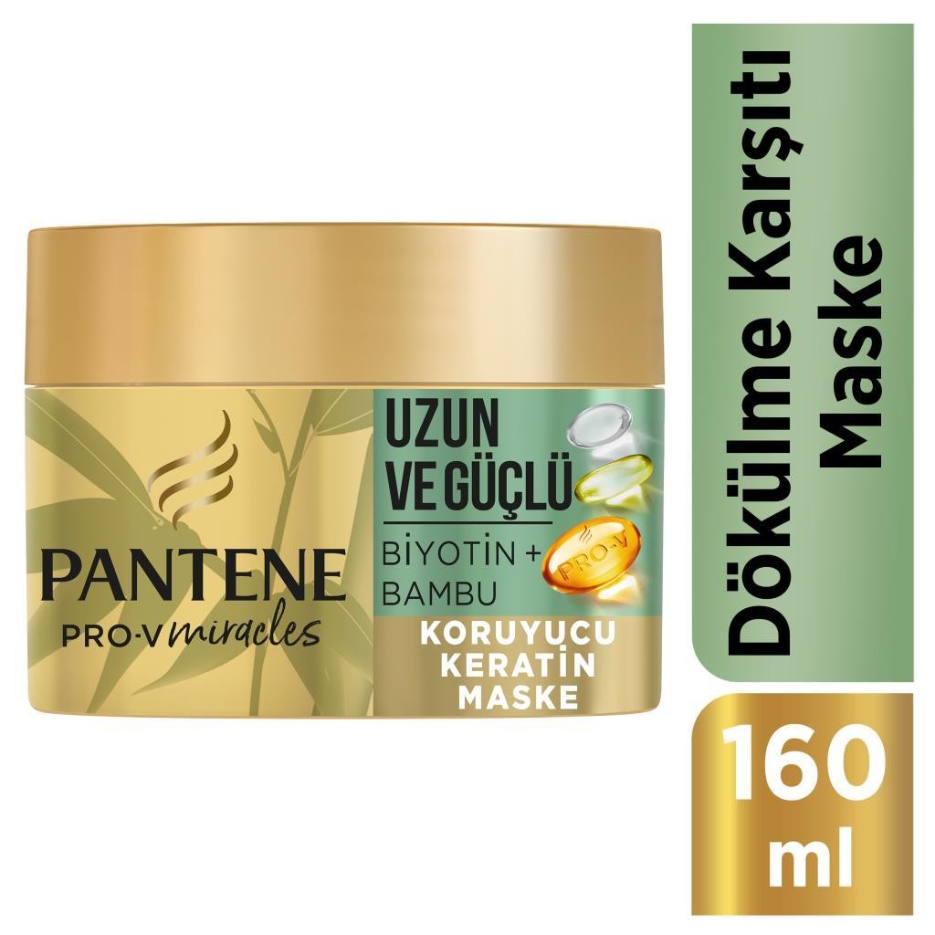 Pantene Pro-V Miracles Biyotin & Bambu Koruyucu Keratin Saç Maskesi 160 ml