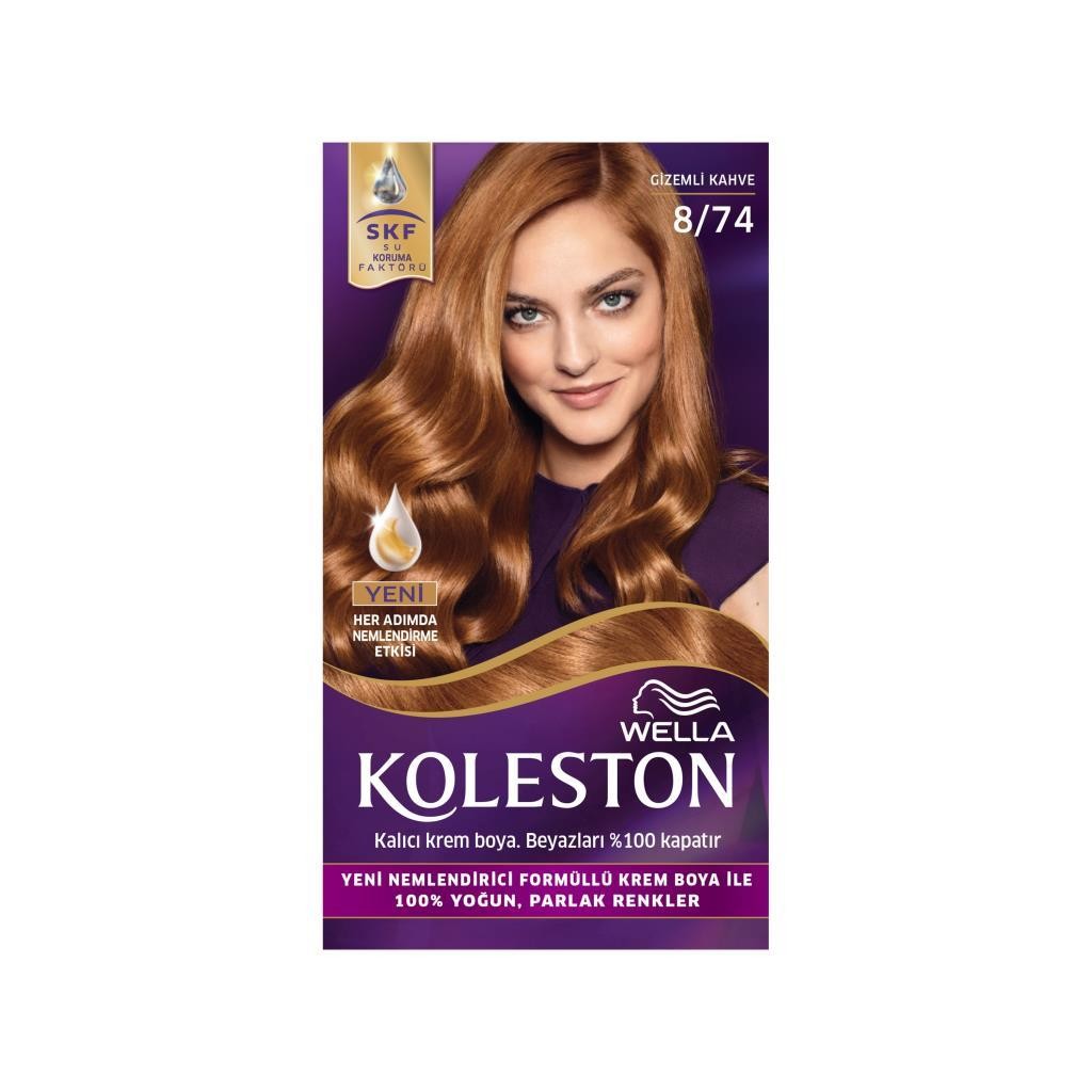 Koleston Set Krem Saç Boyası 8.74 Gizemli Kahve
