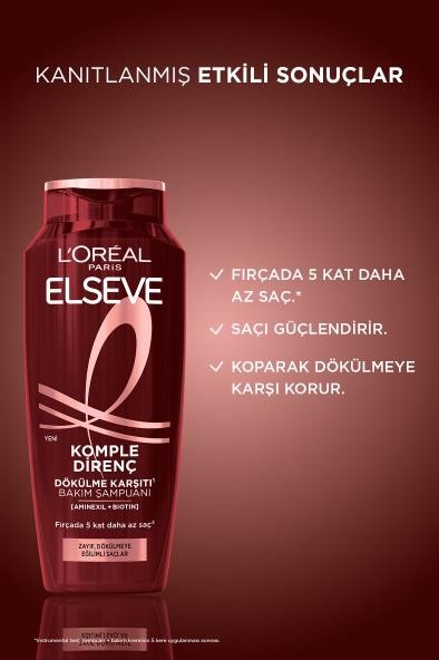 L'Oréal Paris Elseve Komple Direnç Dökülme Karşıtı Şampuan 400 ml