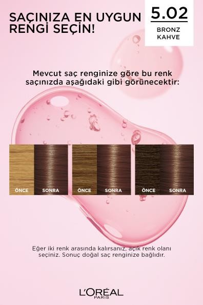 L'Oréal Paris Excellence Creme Saç Boyası 5.02 Bronz Kahve