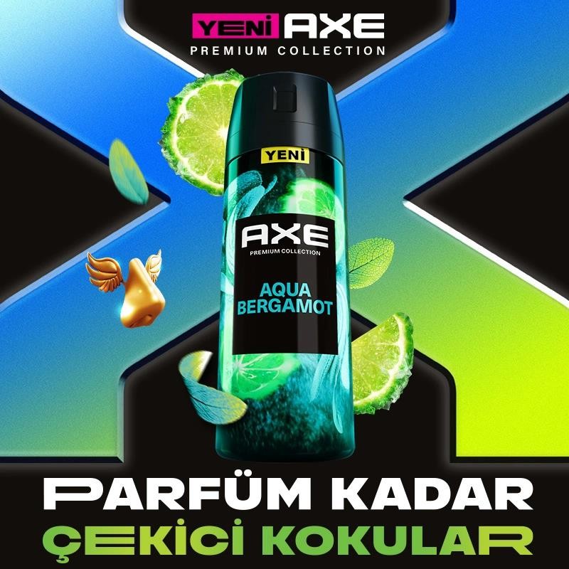 Axe Aqua Bergamot Erkek Sprey Deodorant 150 ml 