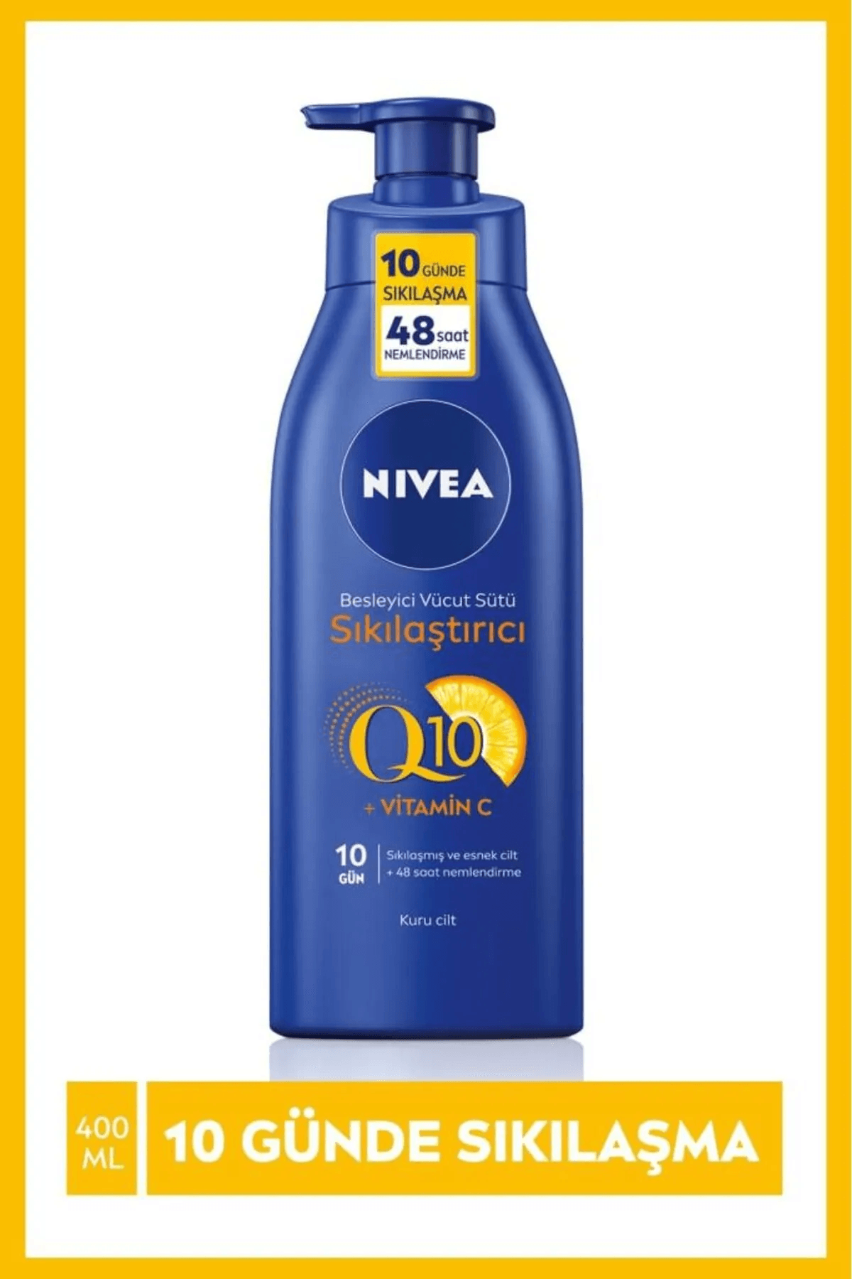 Nivea Q10 + Vitamin C Kuru Cilt için Sıkılaştırıcı Vücut Sütü 400 ml