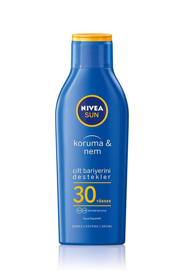  Nivea Sun Koruma & Nem Spf 30 Güneş Losyonu 200 ml