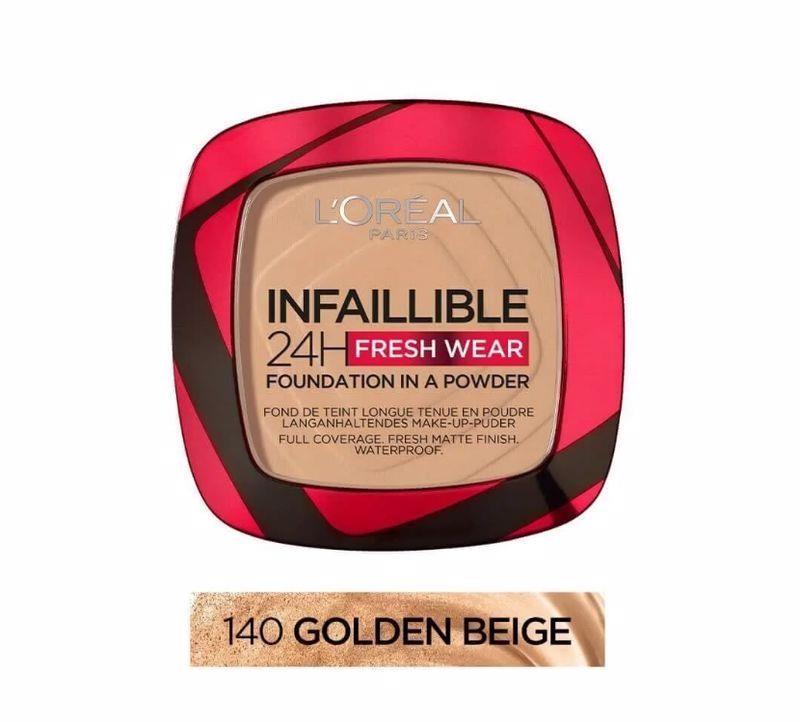 L’Oréal Paris Infaillible 24H Fresh Wear Pudra Fondöten 140 Golden Beige