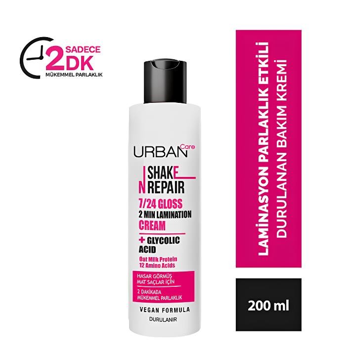Urban Care Shake N Repair 7/24 Gloss Lamination Cream 200 ml 