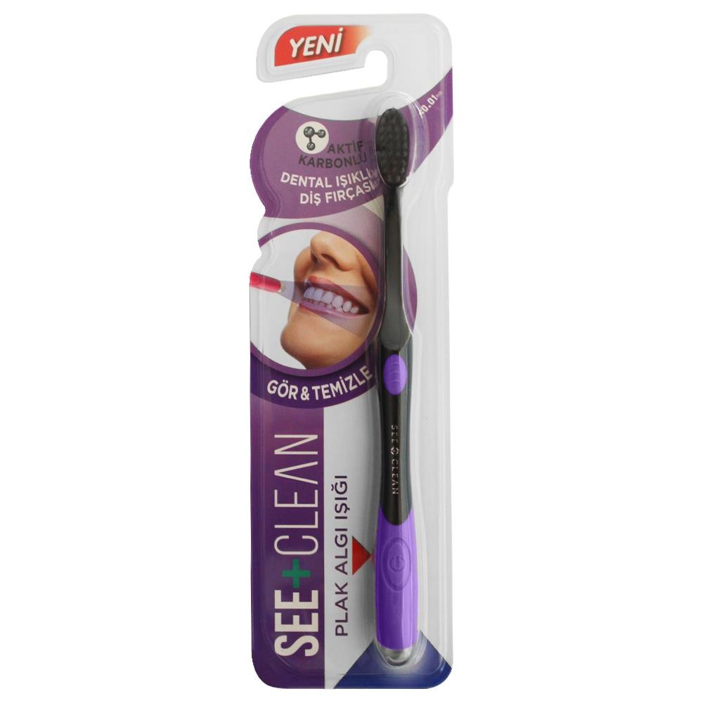 See + Clean Dental Işıklı Diş Fırçası - Mor