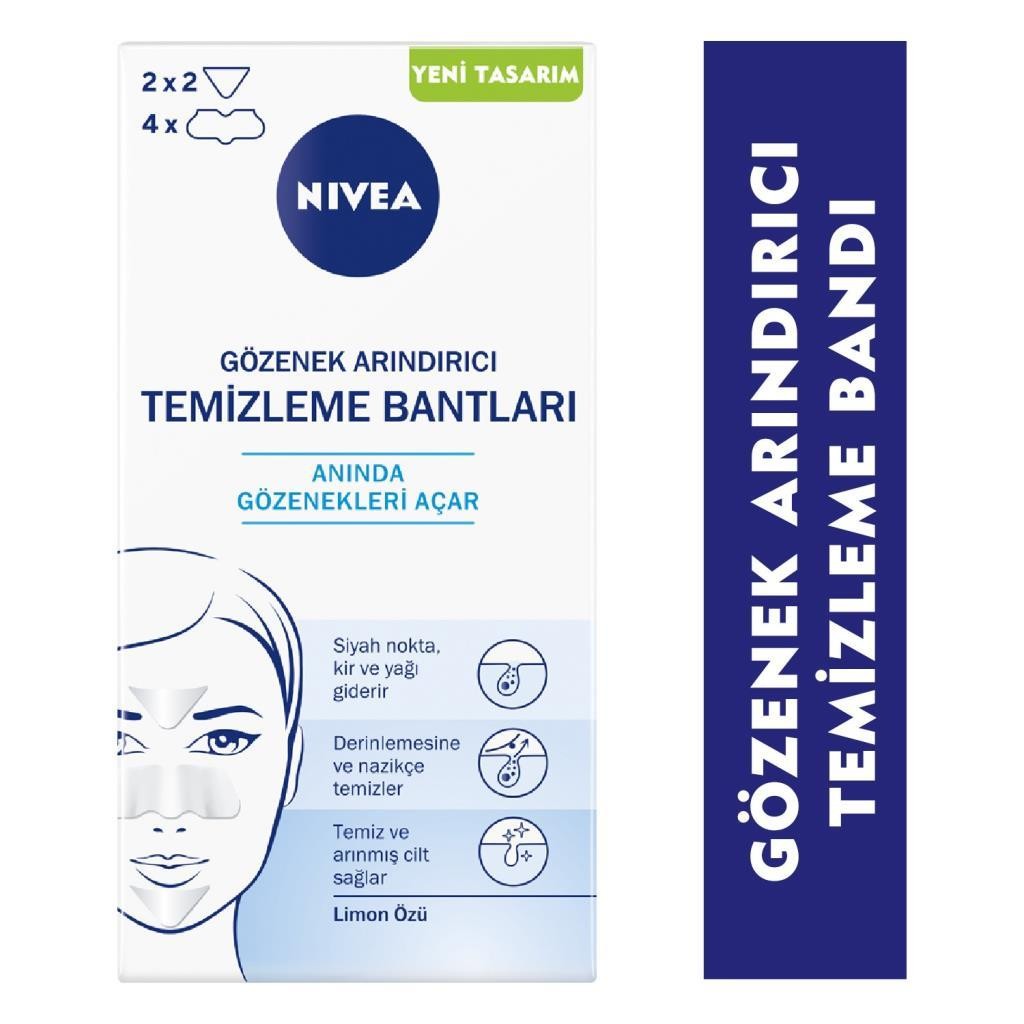 Nivea Gözenek Arındırıcı Limon Özü Temizleme Bantları