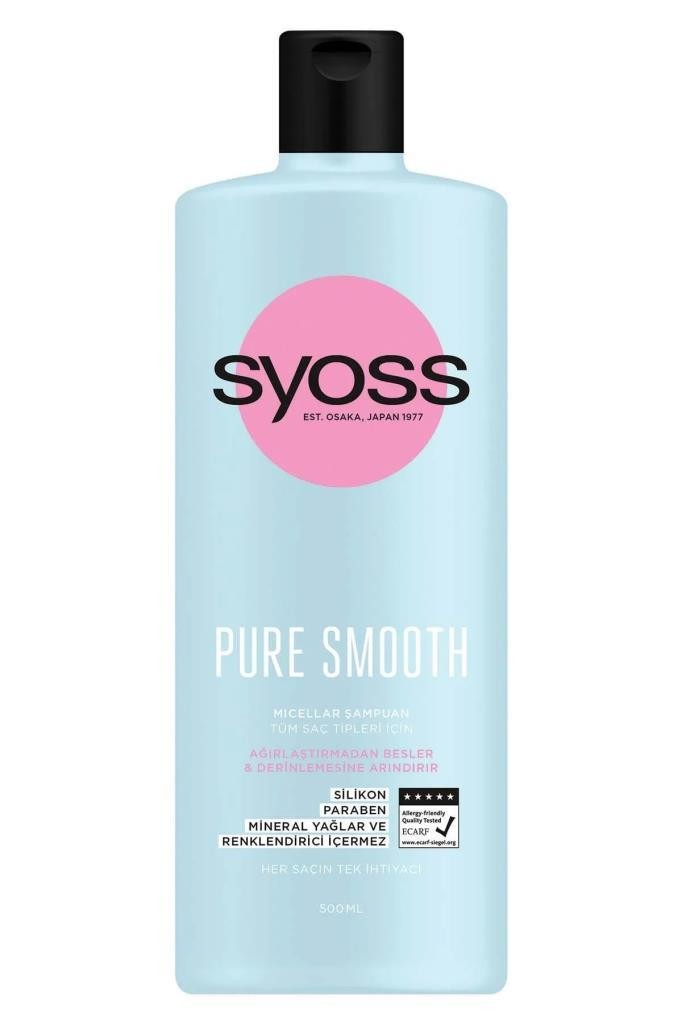 Syoss Pure Smooth Micellar Şampuan 550ml