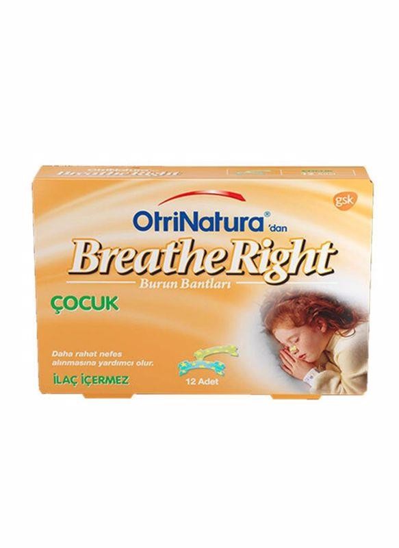 Breathe Right Çocuk Burun Bandı 12 Adet
