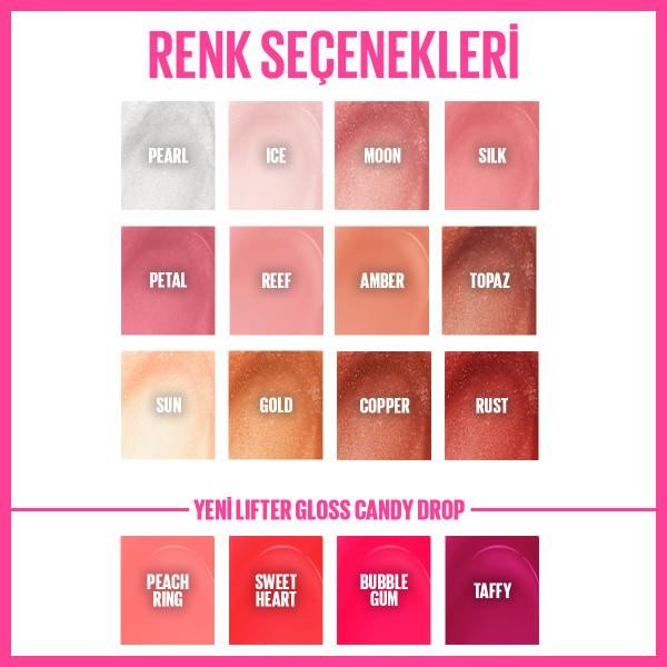 Maybelline New York Lifter Gloss Nemlendirici Dudak Parlatıcısı - 24 Bubblegum