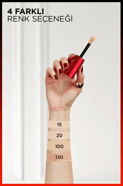 L'Oréal Paris Skin Ink Gün Boyu Kapatıcı Fondöten - Soğuk Alt Ton 130