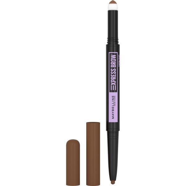 Maybelline New York Express Brow Satin Duo Çift Taraflı Kaş Kalemi - 02 Orta Ton