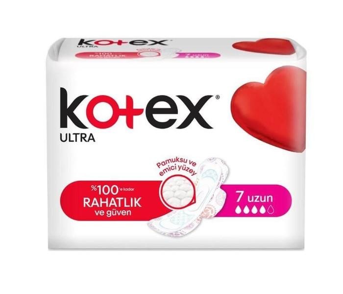 Kotex Ultra Kanatlı Hijyenik Ped Uzun 7'li