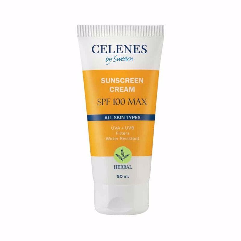 Celenes Herbal Sunscreen SPF 100 Max Güneş Koruyucu Krem 50 ml