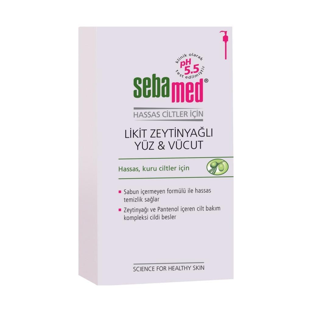 Sebamed Likit Zeytinyağlı Yüz ve Vücut Hassas Ciltler Temizleyici 1000 ml