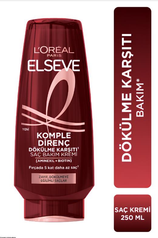 L'Oréal Paris Elseve Komple Direnç Dökülme Karşıtı Bakım Kremi 250ml