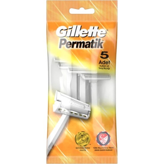 Gillette Permatik Kullan-At Tıraş Bıçağı 5'li