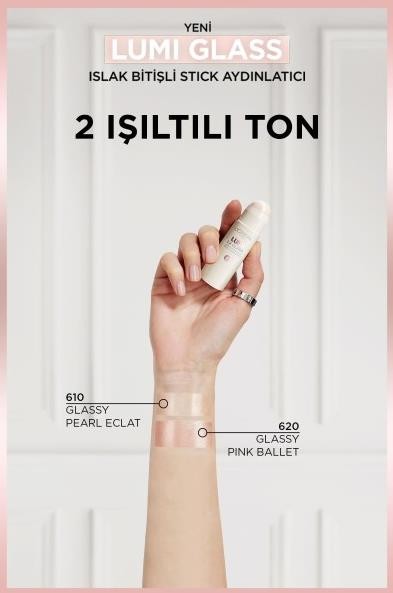 L'Oréal Paris Lumi Glass Islak Bitişli Stick Aydınlatıcı - 610 Glassy Pearl Eclat