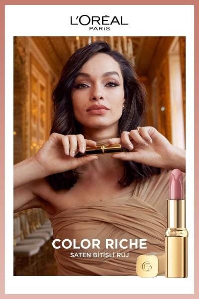 L'Oréal Paris Color Riche Saten Bitişli Ruj - 550 Nude Unapologetic