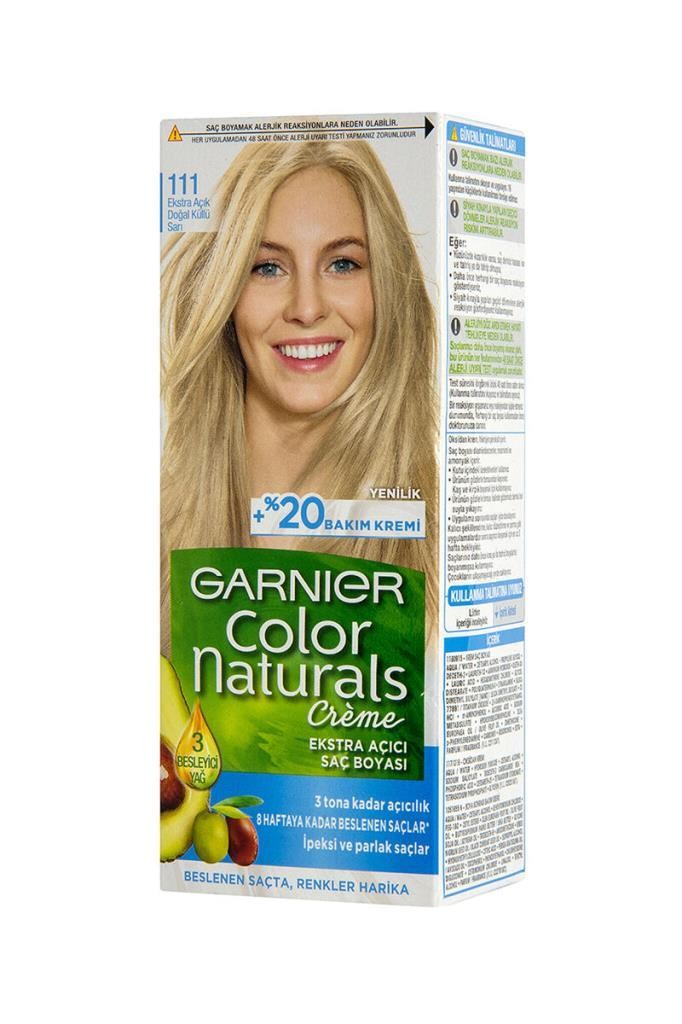 Garnier Color Naturals Creme Saç Boyası - 111 Ekstra Açık Doğal Küllü