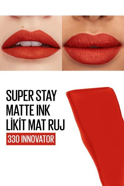 Maybelline New York Super Stay Matte Ink Likit Mat Ruj - 330 Innovator