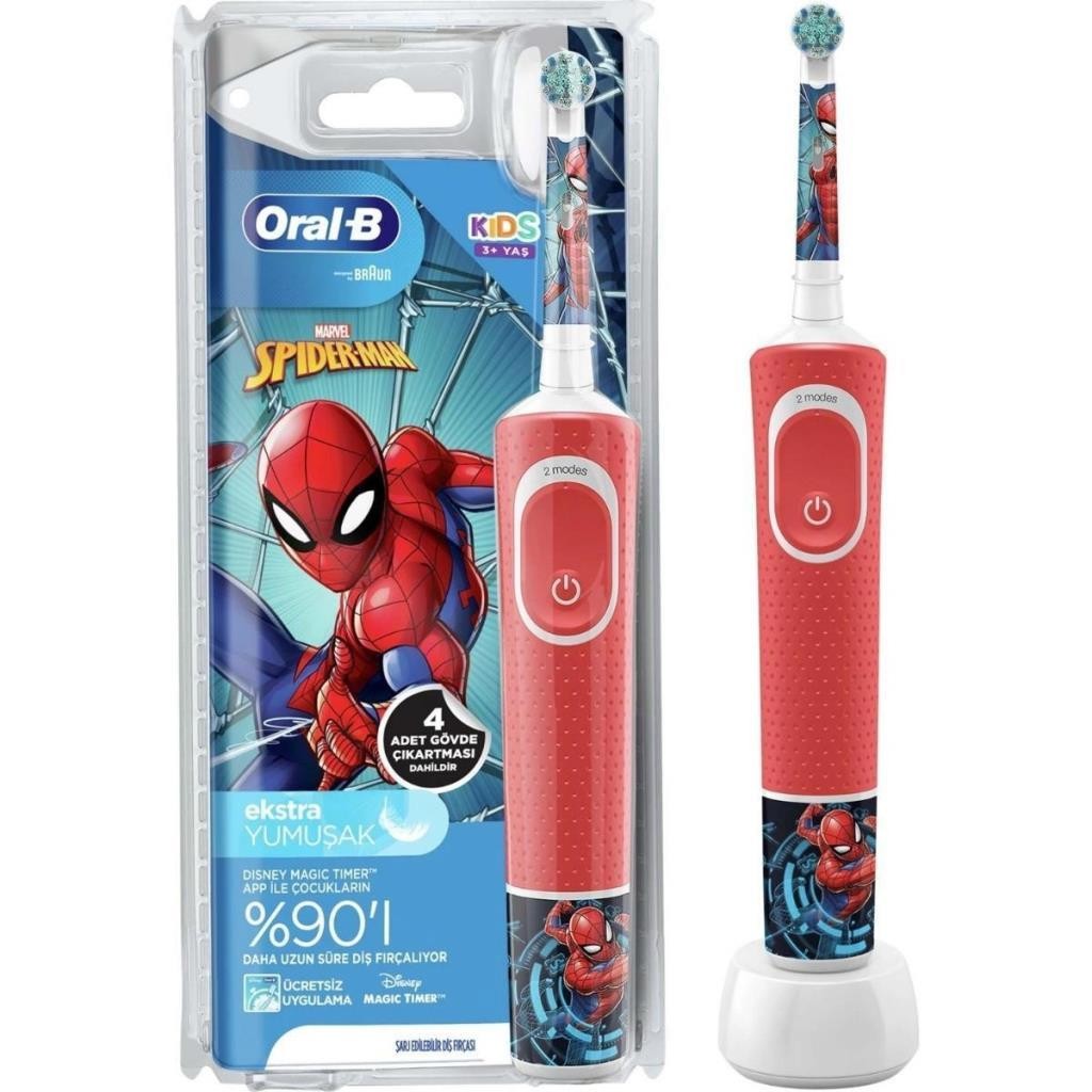Oral-B Çocuklar İçin Spiderman Şarjlı Diş Fırçası