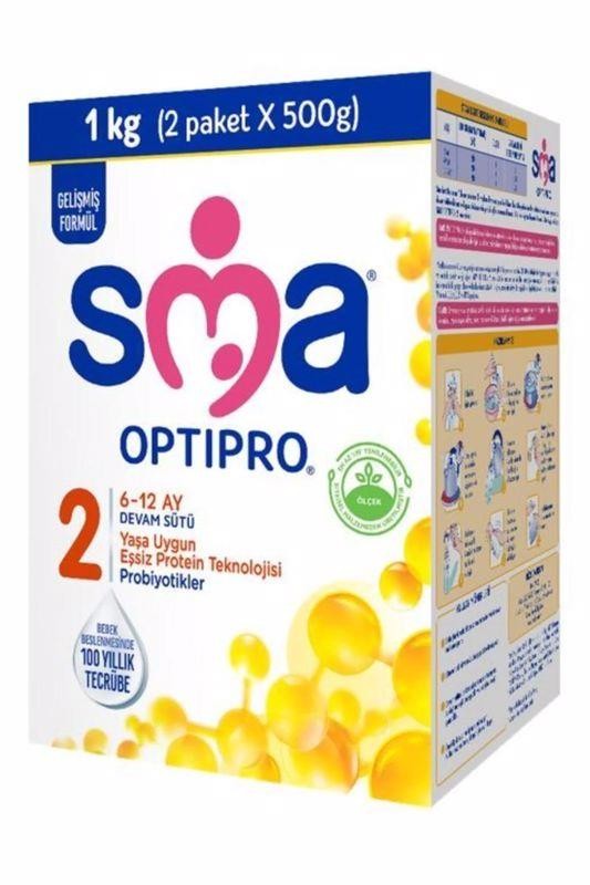 SMA Optipro 2 Probiyotik Devam Sütü 6-12 Ay 1000 gr