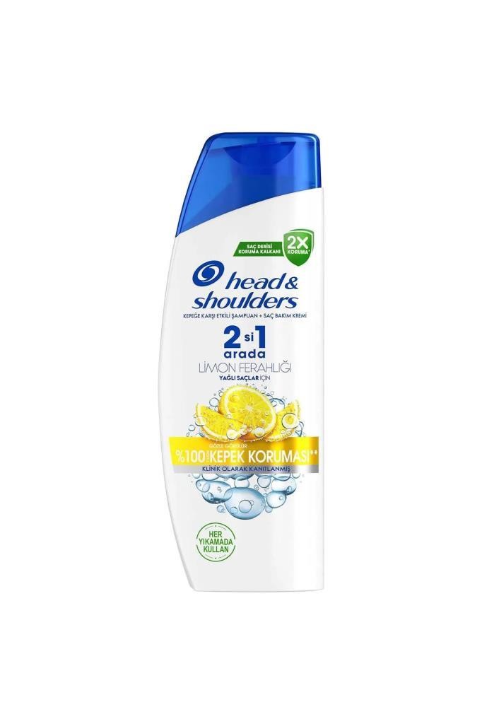 Head&Shoulders Limon Ferahlığı Kepeğe Karşı Etkili Şampuan+Saç Bakım Kremi 330 ml