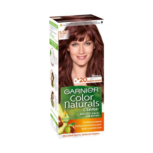 Garnier Color Naturals Creme Saç Boyası - 5.52 Çikolata Kahve