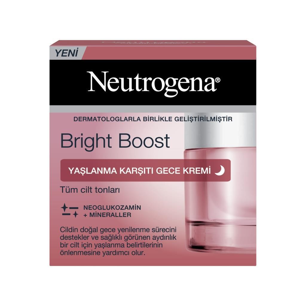Neutrogena Bright Boost Yaşlanma Karşıtı Gece Kremi 50 ml