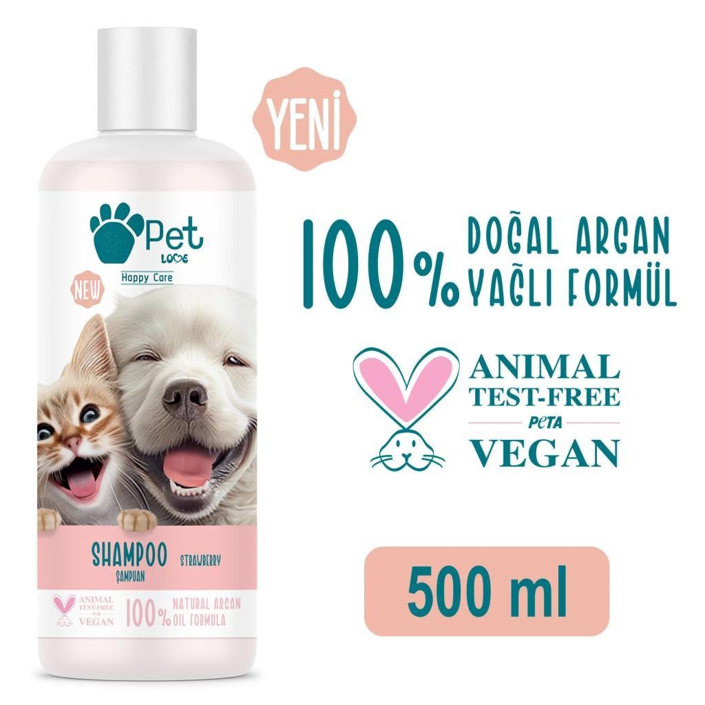Pet Love Evcil Hayvan Şampuanı Çilek 500 ml