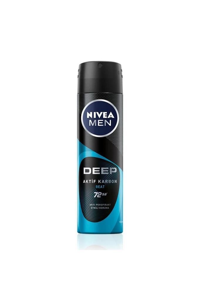 Nivea Men Deep Beat Aktif Karbon Sprey Deodorant 150 ml