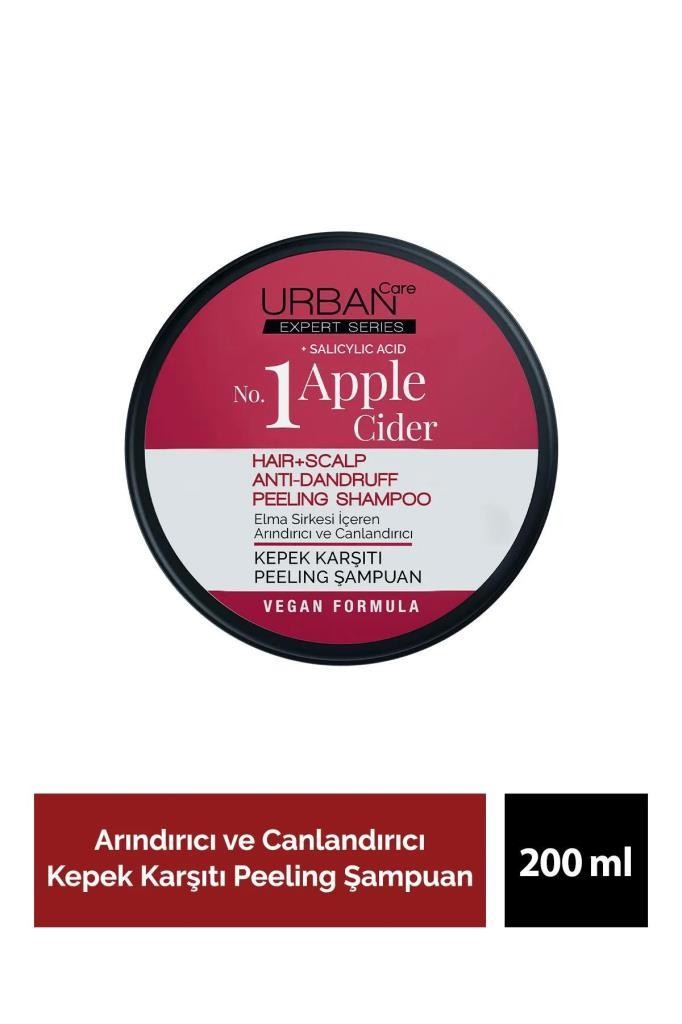 Urban Care No 1 Elmas Sirkesi İçeren Arındırıcı ve Canlandırıcı Kepek Karşıtı Peeling Şampuan 200 g