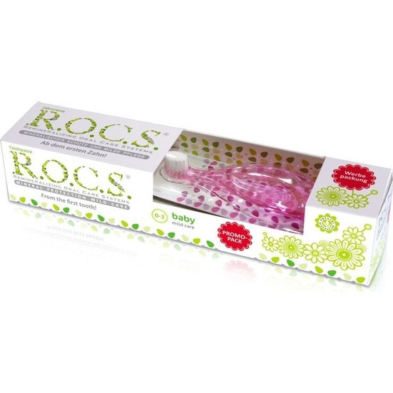 Rocs 0-3 Yaş SET Diş Fırçası + Diş Macunu 35 ml