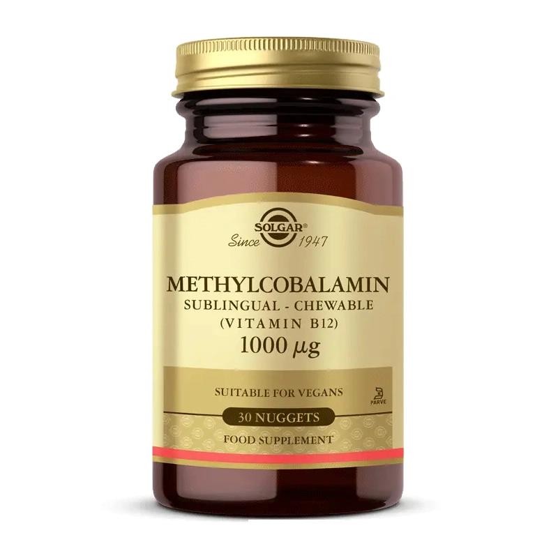 Solgar Methylcobalamin B12 1000 mcg 30 Dilaltı Tablet